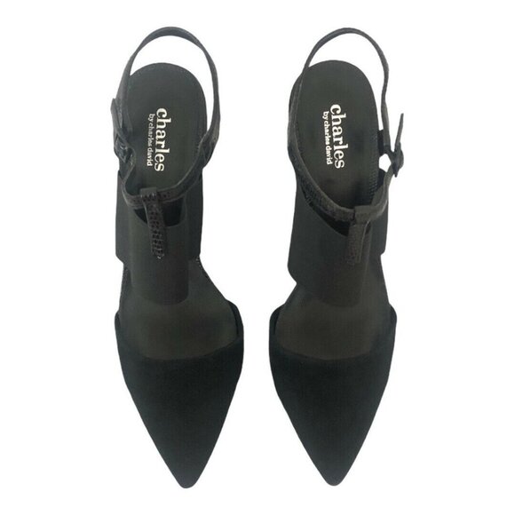 Charles by Charles David Suede Textile Heels - Picture 3 of 7